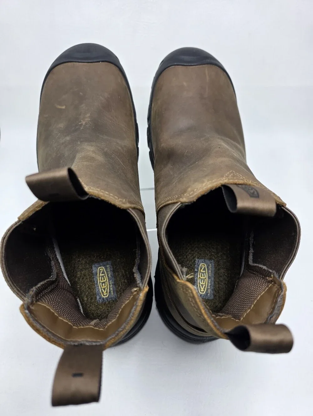 Keen Boots Mens Size 13 Brown Waterproof Chelsea Insulated Hiking 1031166 New
